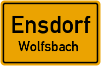Friedhofweg in EnsdorfWolfsbach