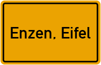 City Sign Enzen, Eifel