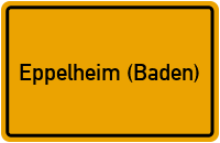 City Sign Eppelheim (Baden)