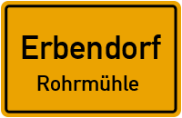 Rohrmühlweg in ErbendorfRohrmühle
