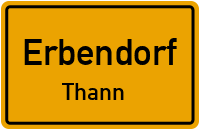 Straßenverzeichnis Erbendorf Thann