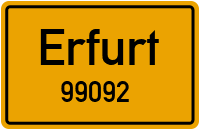 99092 Erfurt