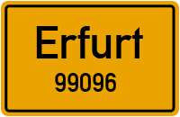 Straßen in 99096 Erfurt