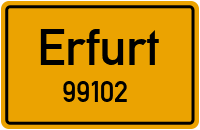 99102 Erfurt