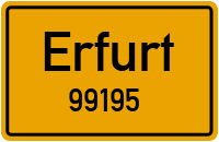 99195 Erfurt