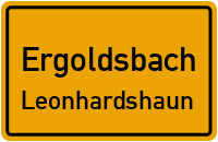 Straßenverzeichnis Ergoldsbach Leonhardshaun
