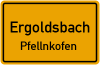 Straßenverzeichnis Ergoldsbach Pfellnkofen