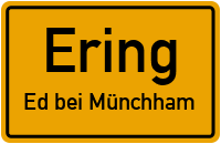 Straßenverzeichnis Ering Ed bei Münchham