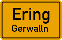 Straßenverzeichnis Ering Gerwalln