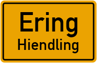 Straßen in Ering Hiendling