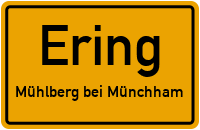 Straßenverzeichnis Ering Mühlberg bei Münchham