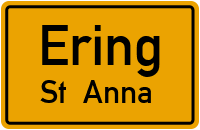 Straßen in Ering St. Anna