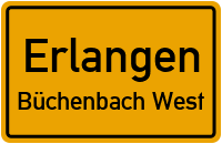 Frankenalbstraße in ErlangenBüchenbach West