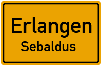 Cauerstraße Kreisverkehr in ErlangenSebaldus