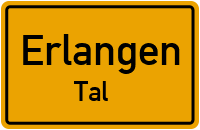Parkplatzstraße in ErlangenTal