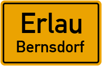 Straßen in Erlau Bernsdorf