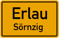 Straßen in Erlau Sörnzig