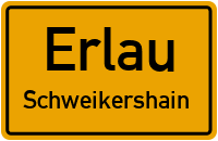 Hauptstraße in ErlauSchweikershain