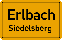 Straßen in Erlbach Siedelsberg
