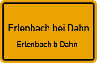 Binsenhohlstraße in Erlenbach bei DahnErlenbach b Dahn