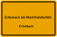 Marktheidenfelder Straße in 97837 Erlenbach bei Marktheidenfeld (Erlenbach)