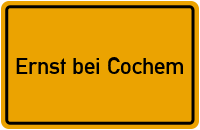 City Sign Ernst bei Cochem
