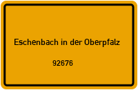 92676 Eschenbach in der Oberpfalz