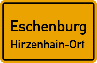 Emil-Schäfer-Straße in EschenburgHirzenhain-Ort