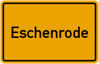 City Sign Eschenrode