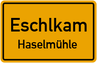 Straßen in Eschlkam Haselmühle