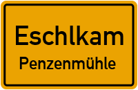 Straßen in Eschlkam Penzenmühle