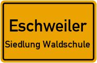 Heidestraße in EschweilerSiedlung Waldschule