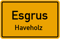 Haveholz in EsgrusHaveholz