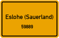59889 Eslohe (Sauerland)