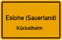 Hubertusweg in Eslohe (Sauerland)Kückelheim