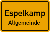 Straßenverzeichnis Espelkamp Altgemeinde