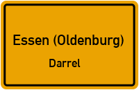 Straßenverzeichnis Essen (Oldenburg) Darrel