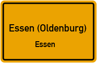Femeweg in Essen (Oldenburg)Essen