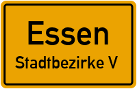 II. Schichtstraße in EssenStadtbezirke V