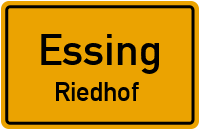 Straßenverzeichnis Essing Riedhof
