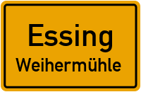Straßen in Essing Weihermühle