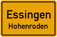 Straßenverzeichnis Essingen Hohenroden