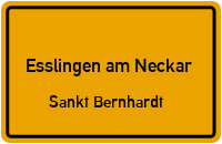 Einfahrt C in Esslingen am NeckarSankt Bernhardt