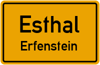 Schankentalstraße in EsthalErfenstein