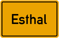 Wo liegt Esthal?