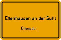 Straßen in Ettenhausen an der Suhl Ütteroda