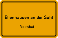 Straßen in Ettenhausen an der Suhl Baueshof