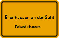 Straßen in Ettenhausen an der Suhl Eckardtshausen