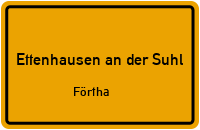 Straßen in Ettenhausen an der Suhl Förtha