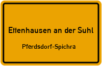 Straßen in Ettenhausen an der Suhl Pferdsdorf-Spichra